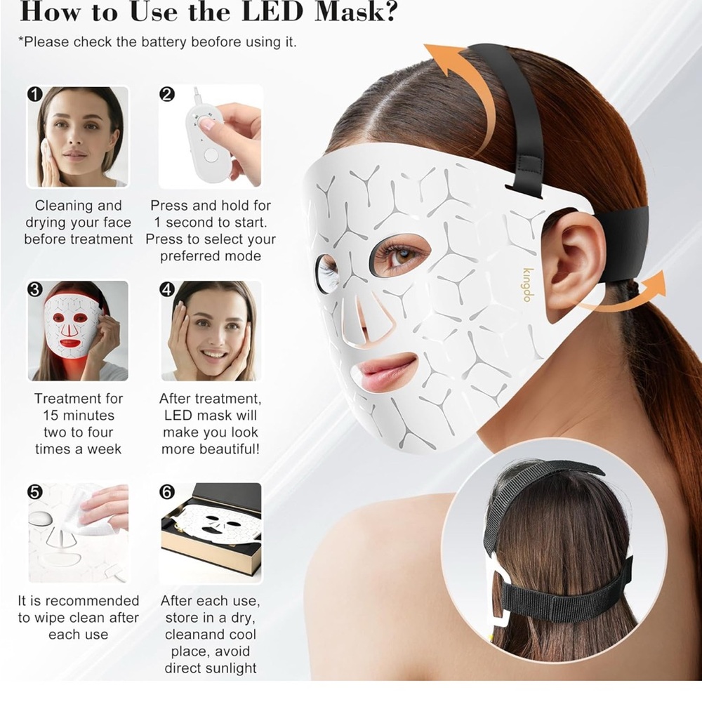 White LED Face Mask